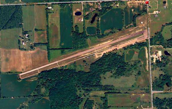 Lapeer Dragway - Aerial